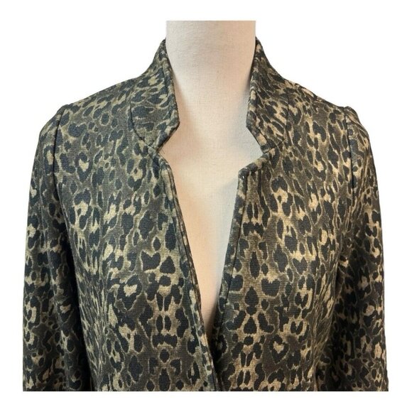 Vero Moda Brushed Animal Print Unlined Jacket~Size XS~Stitch Fix NWT  L12 02 - Picture 3 of 12